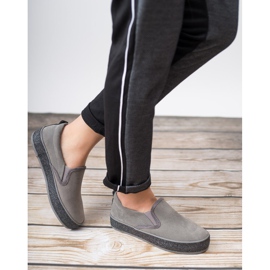 SHELOVET Slipon Con Suola Glitter grigio 1