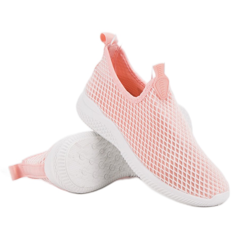 SHELOVET Scarpe sportive slip-on rosa 1