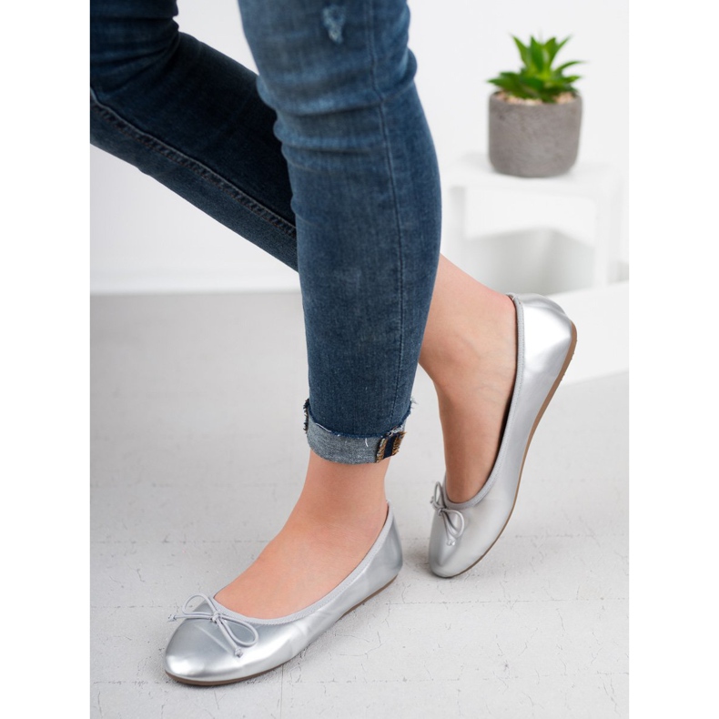 Renda Ballerina Con Fiocco grigio 2