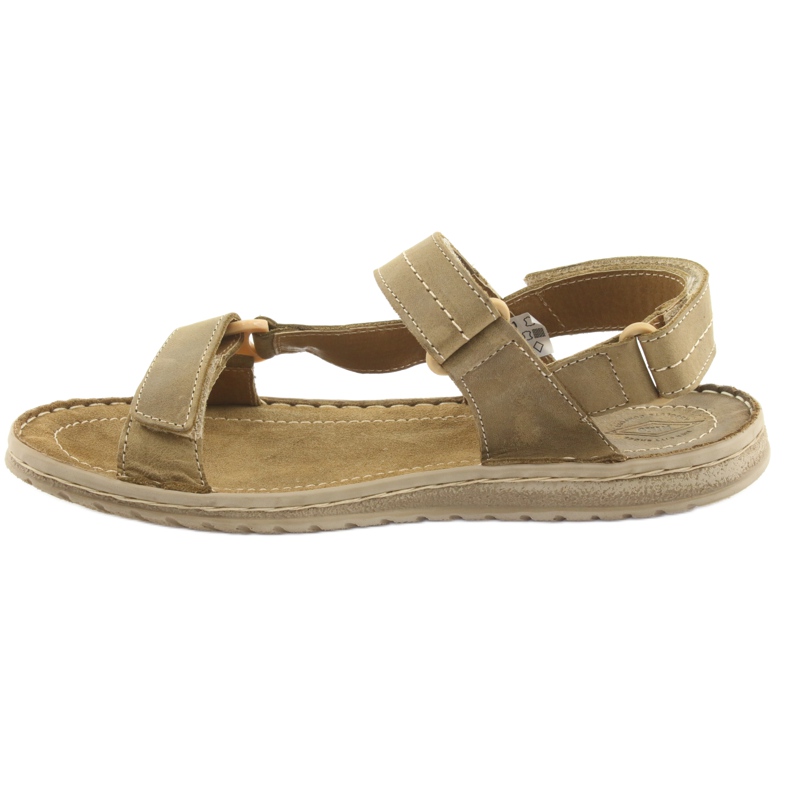 Sandali sportivi con velcro Riko 806 oliva multicolore 2