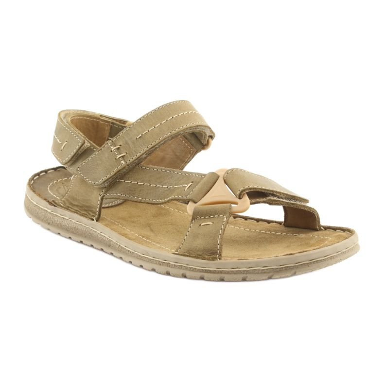 Sandali sportivi con velcro Riko 806 oliva multicolore 1
