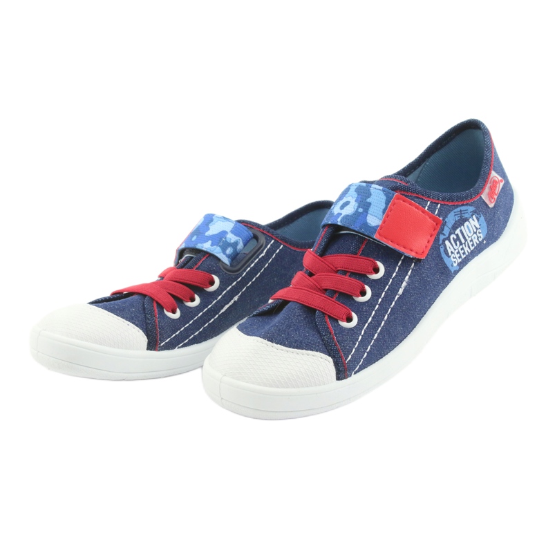 Scarpe per bambini Befado 251Y101 rosso blu navy blu 3