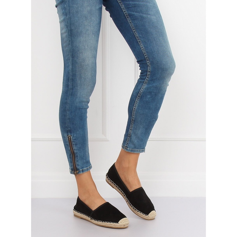 Espadrillas nere da donna LX178 Black nero 1