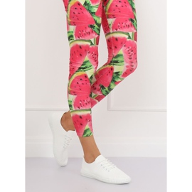 Sneakers bianche da donna B111-17 Allwhite bianco 1