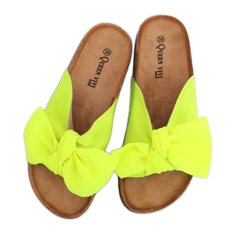 Pantofole giallo fluo 218-212 Verde 1
