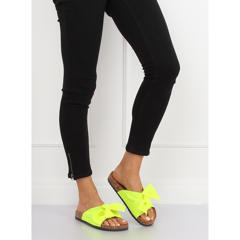 Pantofole giallo fluo 218-212 Verde 2