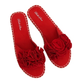 Red Pantofole rosse da donna L2777 Red rosso 1