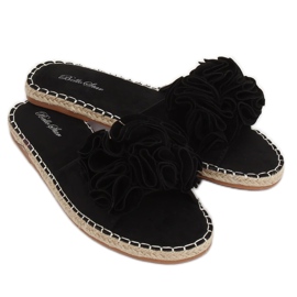 Pantofole nere da donna nere L2777 Black nero 1