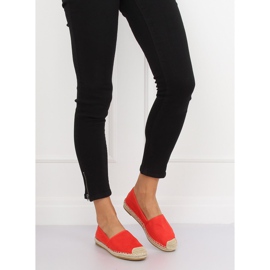 Espadrillas rosse da donna 4855 Coral rosso 1