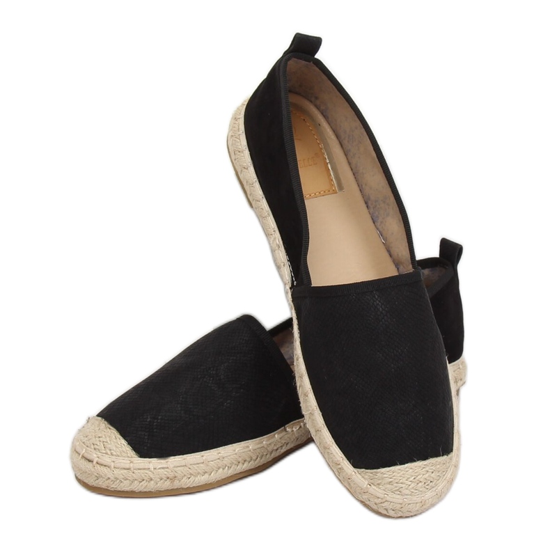 Espadrillas nere da donna A629-ESP-1 Black nero 1