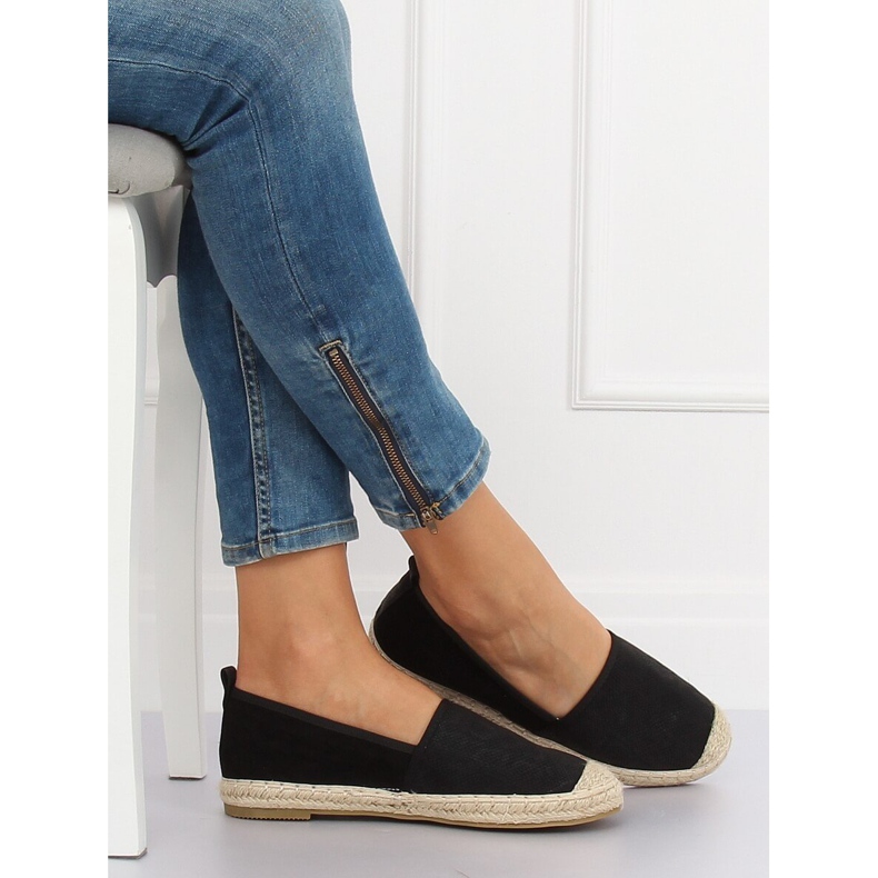 Espadrillas nere da donna A629-ESP-1 Black nero 2
