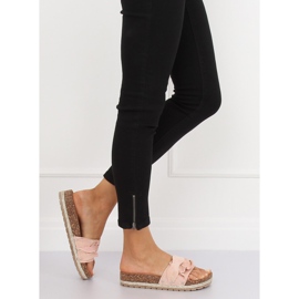 Pantofole espadrillas rosa BJS-002 Pink 1