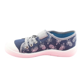 Scarpe per bambini Befado 251Y125 grigio blu navy 2