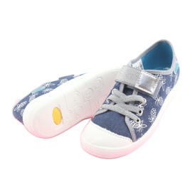 Scarpe per bambini Befado 251Y125 grigio blu navy 5
