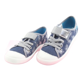 Scarpe per bambini Befado 251Y125 grigio blu navy 3
