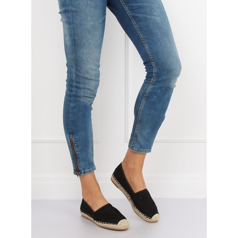 Espadrillas nere da donna N-2978 Black nero 1