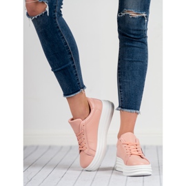 SHELOVET Scarpe sportive da polvere rosa 1
