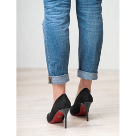 Jumex Tacchi in pelle scamosciata nero 2