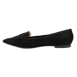 Super Me Ballerina In Pelle Scamosciata In Spitz nero 2