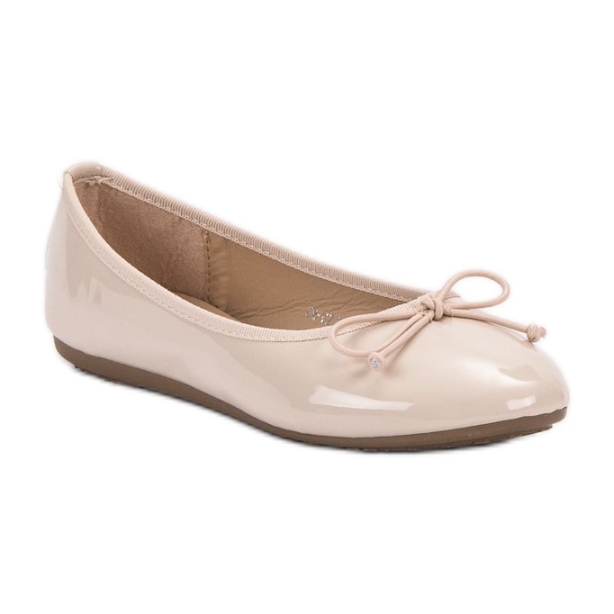 Renda Ballerina Con Fiocco marrone 1