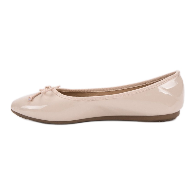 Renda Ballerina Con Fiocco marrone 2