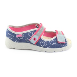 Scarpe per bambini Befado 869Y134 blu navy rosa multicolore 1