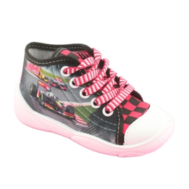 Scarpe per bambini Befado 218P050 nero grigio rosso 1
