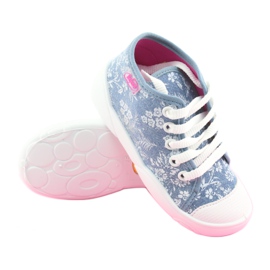 Scarpe per bambini Befado 218P056 bianco blu 3