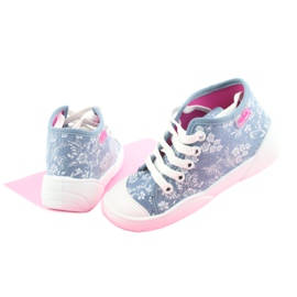 Scarpe per bambini Befado 218P056 bianco blu 4