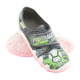 Scarpe per bambini Befado 273Y254 nero grigio verde 3