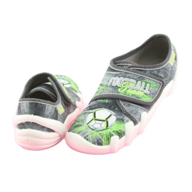 Scarpe per bambini Befado 273Y254 nero grigio verde 4