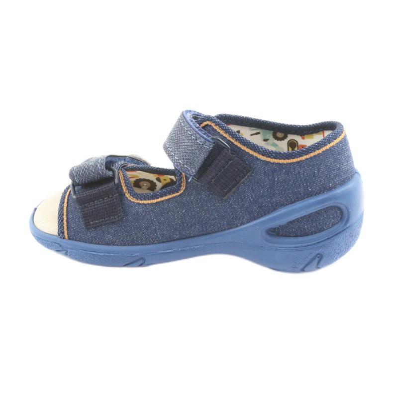 Scarpe per bambini Befado pu 065P126 marrone blu navy 2