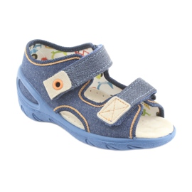 Scarpe per bambini Befado pu 065P126 marrone blu navy 1