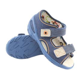 Scarpe per bambini Befado pu 065P126 marrone blu navy 3