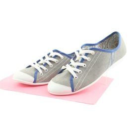 Scarpe giovanili Befado 248Q020 blu grigio 5
