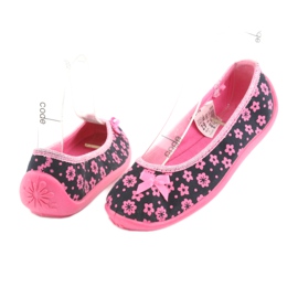 Scarpe per bambini Befado 980X093 nero rosa 4