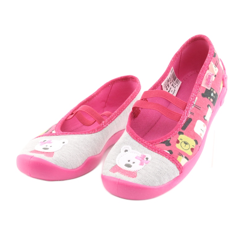Scarpe per bambini Befado 116X226 grigio rosa 3