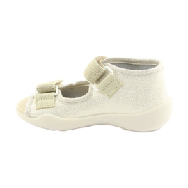 Scarpe per bambini Befado gialle 342P003 marrone giallo 2