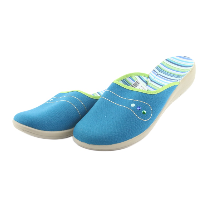 Scarpe da donna Befado pu 552D008 blu verde 3