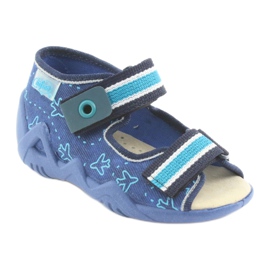 Scarpe per bambini Befado 350P004 blu navy blu verde 1