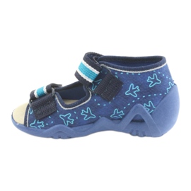 Scarpe per bambini Befado 350P004 blu navy blu verde 2