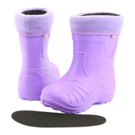 Stivali da pioggia viola per bambini Befado 162X102 4