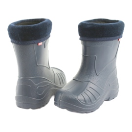 Scarpe per bambini Befado galosce blu navy 162y103 4