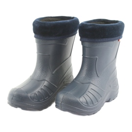 Scarpe per bambini Befado galosce blu navy 162y103 3