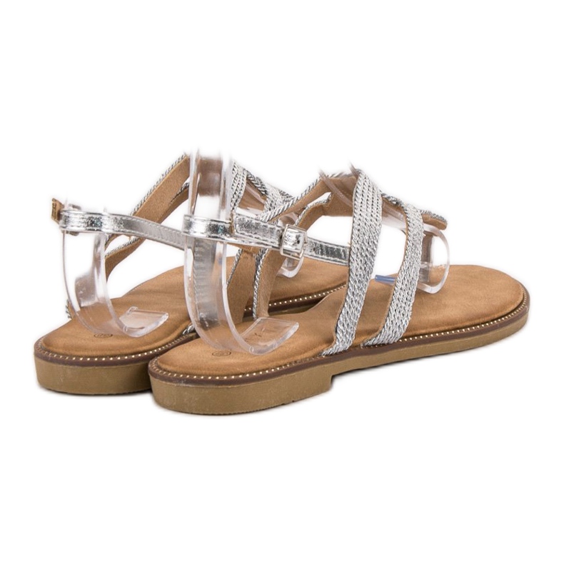 Erynn Sandali giapponesi argento grigio 2