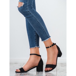 SHELOVET Sandali Neri Classici nero 2