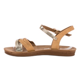 SHELOVET Sandali comodi marrone 1