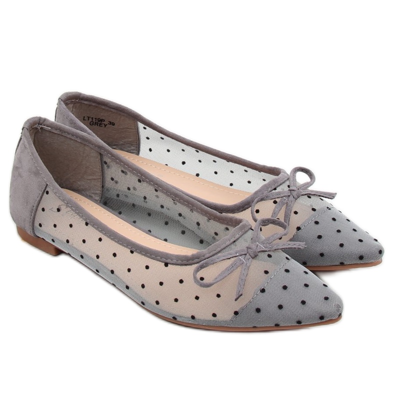 Ballerine da donna grigie LT119P Grigio 1