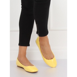 Ballerine laccate gialle T176 Giallo 1