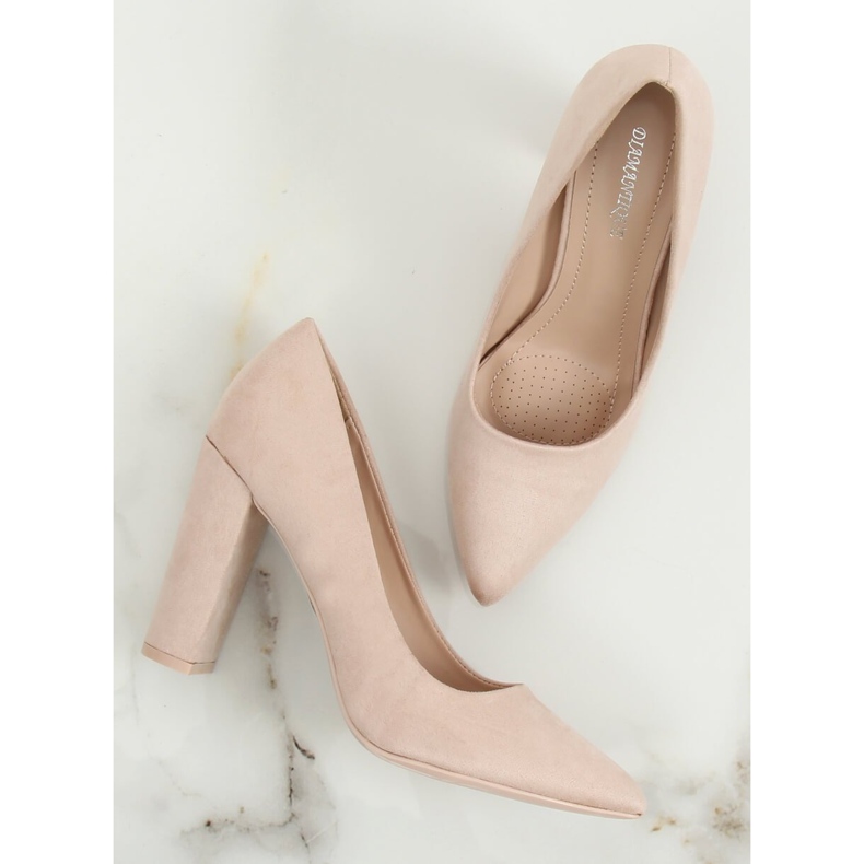 Décolleté sul palo beige 4008 Beige 1
